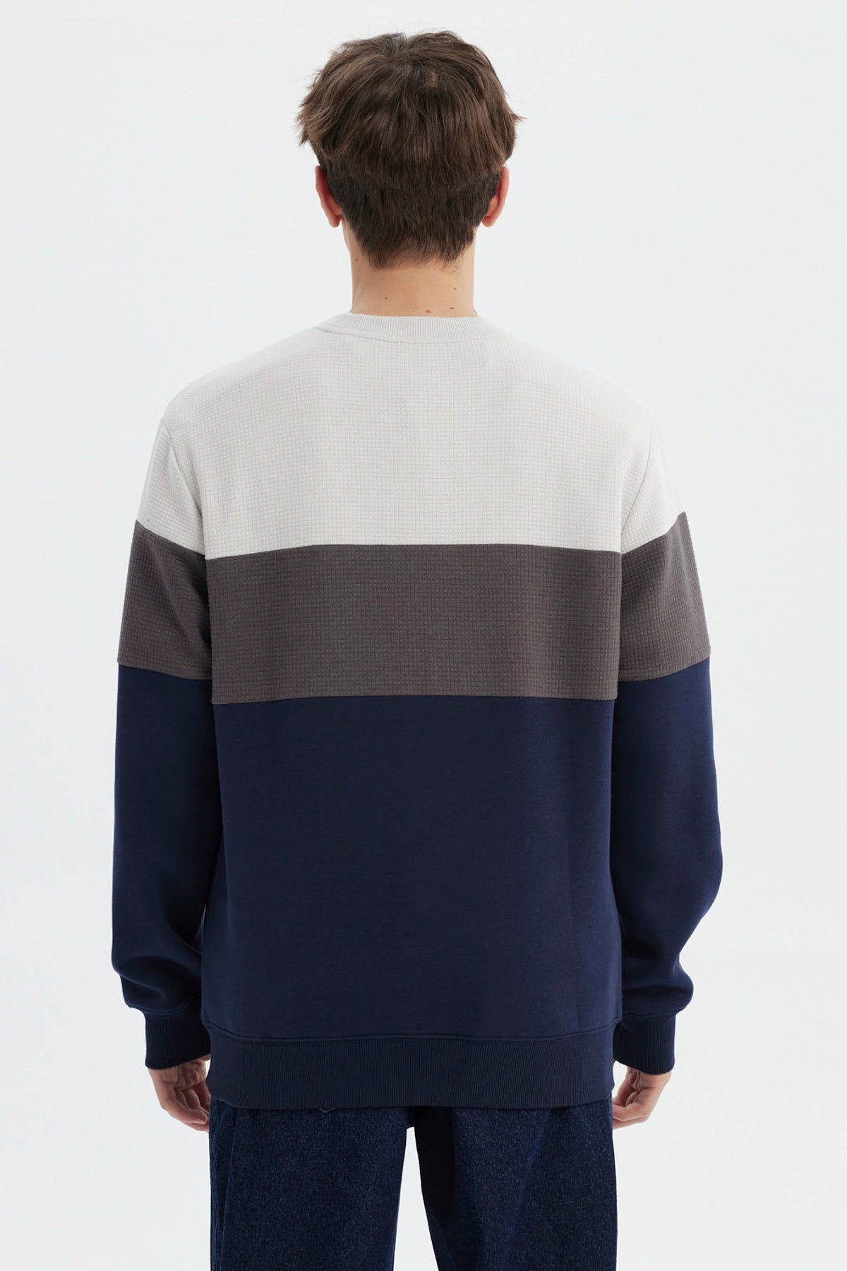 Polerón Hombre Slim Azul Marino