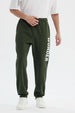 Pantalón Buzo Hombre Pitillo Verde Militar