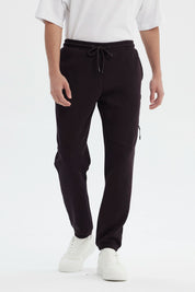 Pantalón Buzo Hombre Pitillo Café