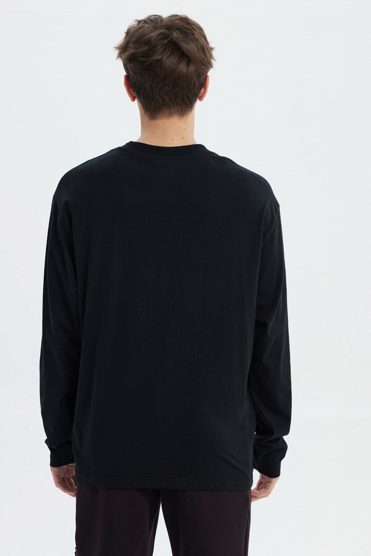 Polera Hombre Slim Negro