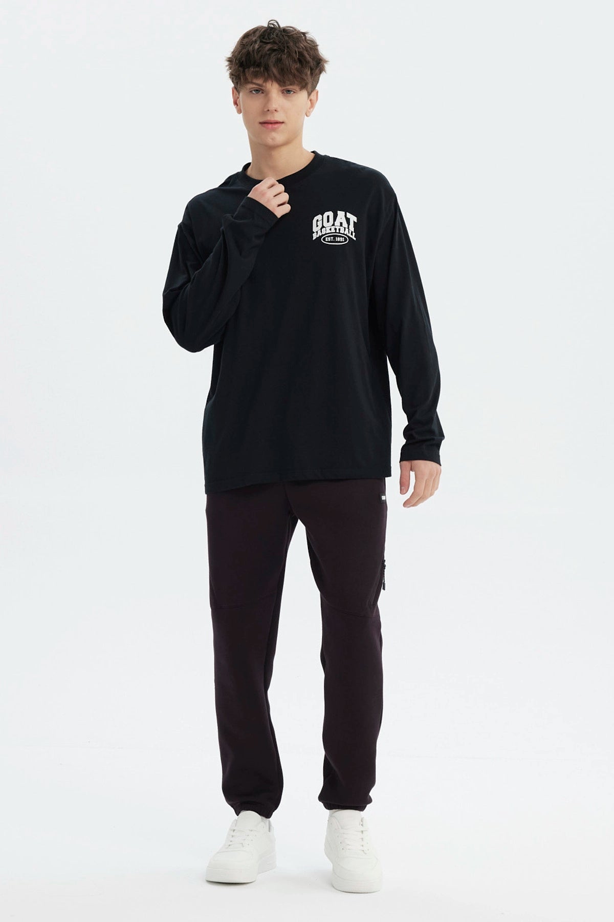 Polera Hombre Slim Negro
