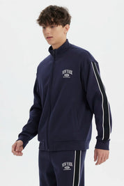 Polerón Hombre Slim Azul Marino