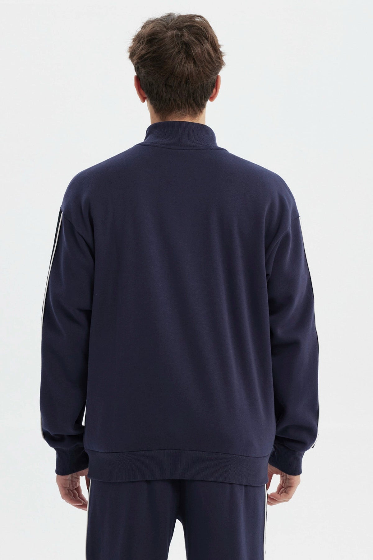 Polerón Hombre Slim Azul Marino
