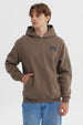 Polerón Hombre Slim Con Gorro Marron
