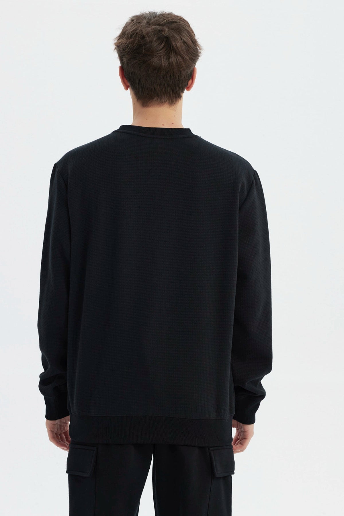 Polerón Hombre Slim Negro
