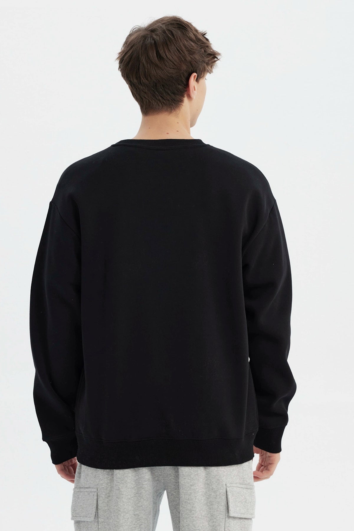 Polerón Hombre Slim Negro