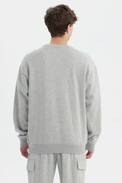 Polerón Hombre Slim Gris Melange