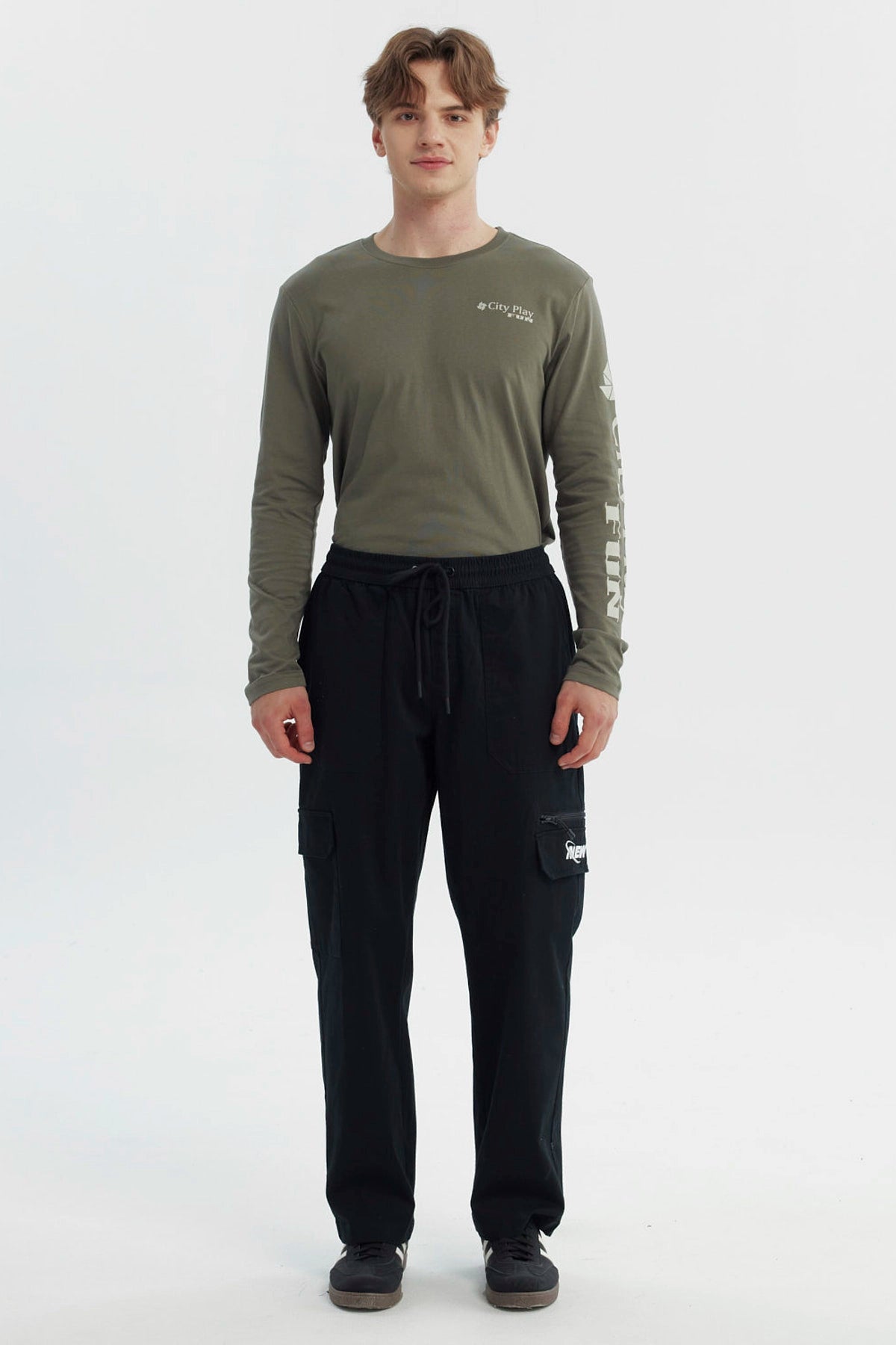 Pantalón Hombre Calce Recto Negro