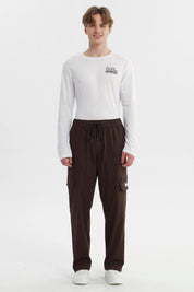 Pantalón Hombre Calce Recto Chocolate