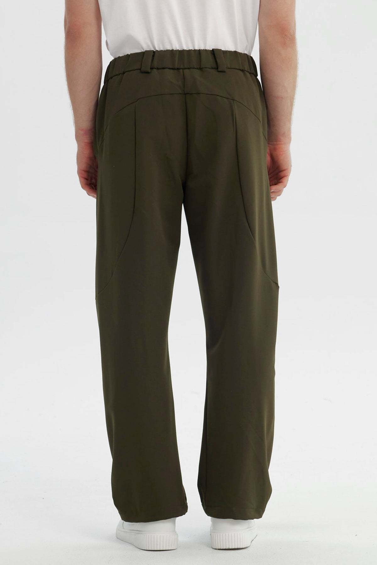 Pantalón Hombre Calce Recto Verde Militar