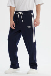 Pantalón Buzo Hombre Calce Recto Azul Marino