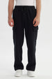 Pantalón Buzo Hombre Calce Recto Negro