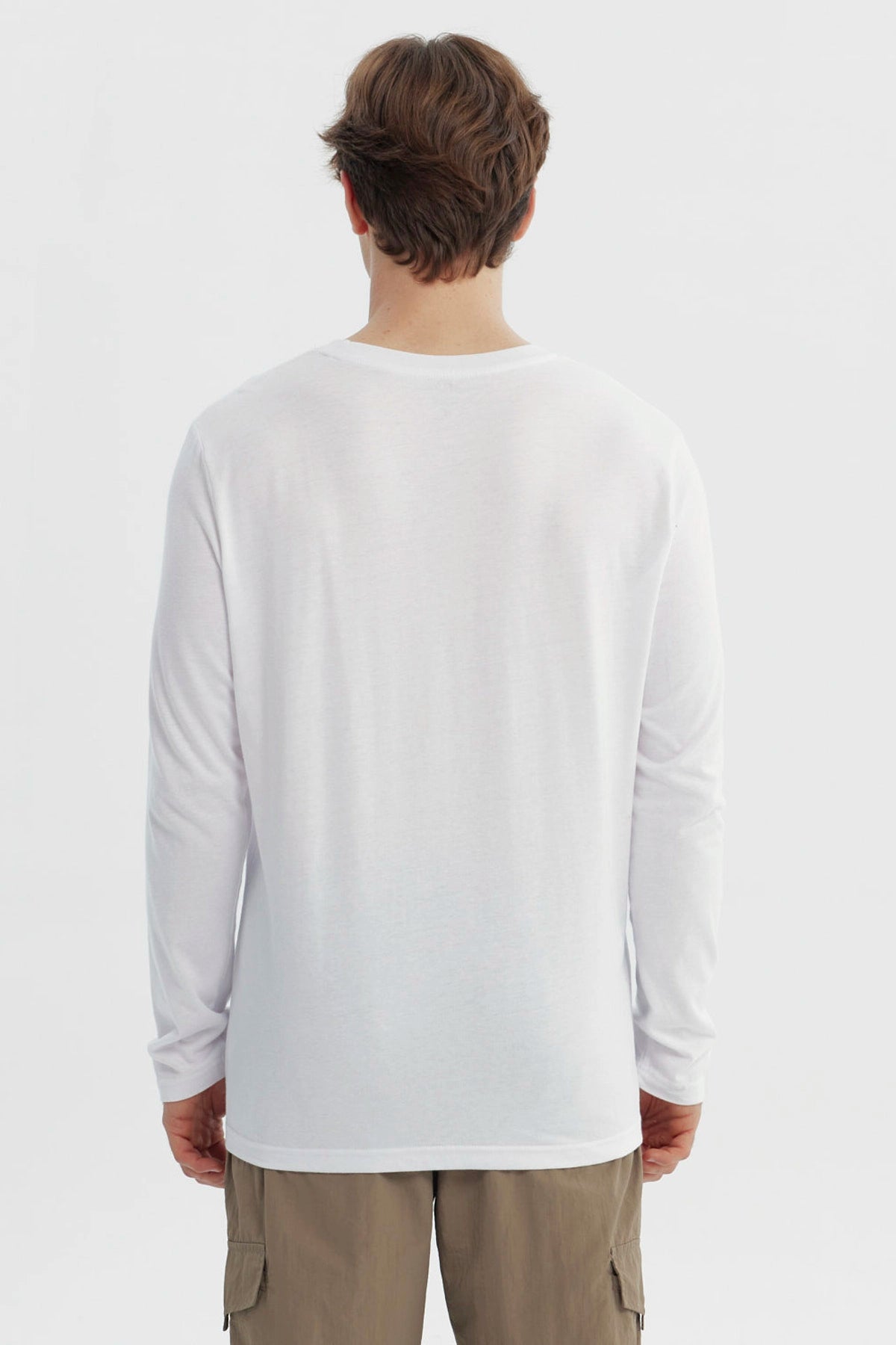 Polera Hombre Slim Blanco