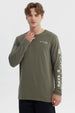 Polera Hombre Slim Verde Militar