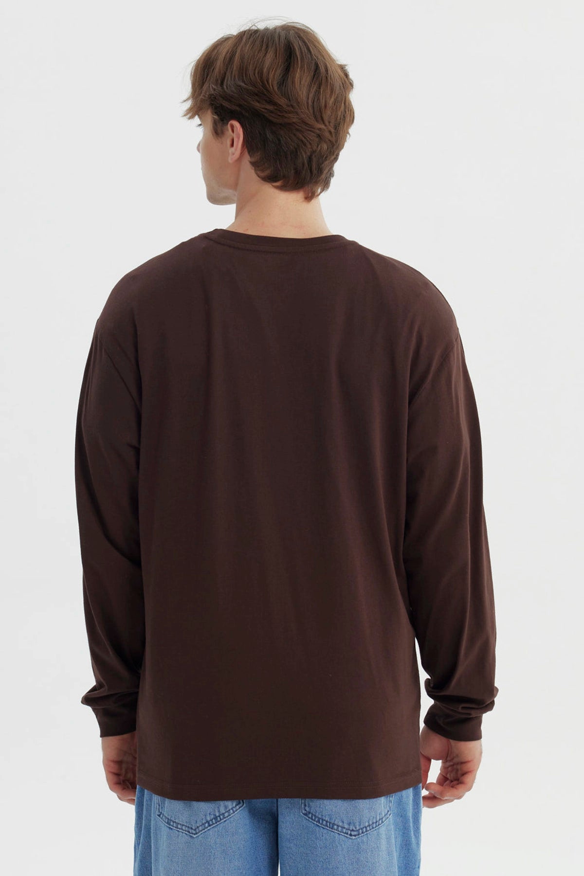 Polera Hombre Slim Chocolate