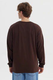 Polera Hombre Slim Chocolate