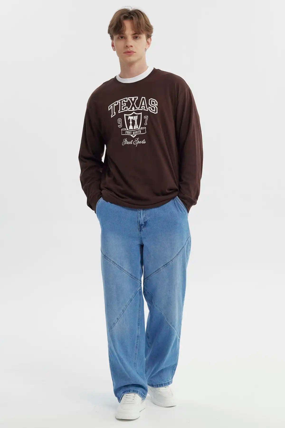 Polera Hombre Slim Chocolate