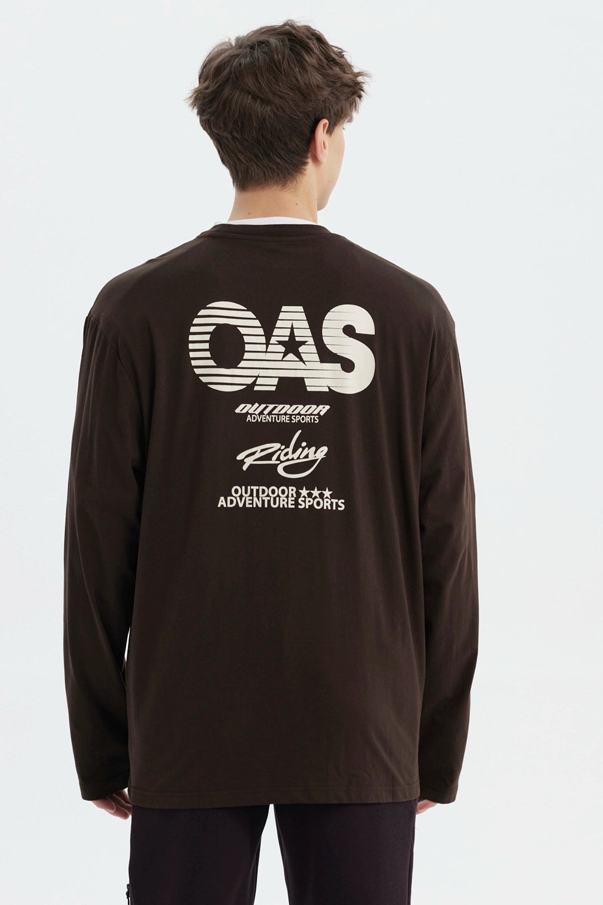 Polera Hombre Slim Chocolate