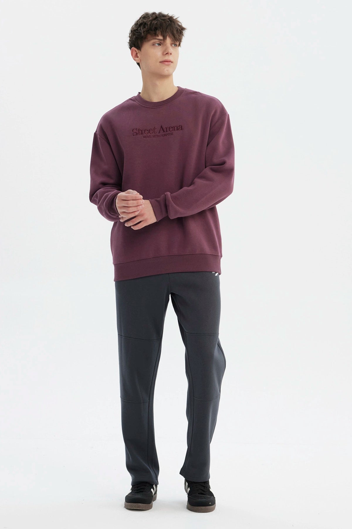 Polerón Hombre Slim Malva