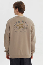 Polerón Hombre Slim Beige Oscuro