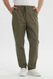 Pantalón Hombre Pitillo Verde Militar