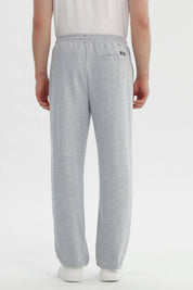 Pantalón Buzo Hombre Slim Gris Melange
