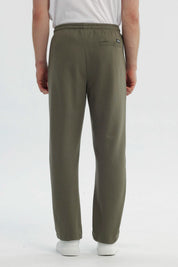 Pantalón Buzo Hombre Slim Verde Militar