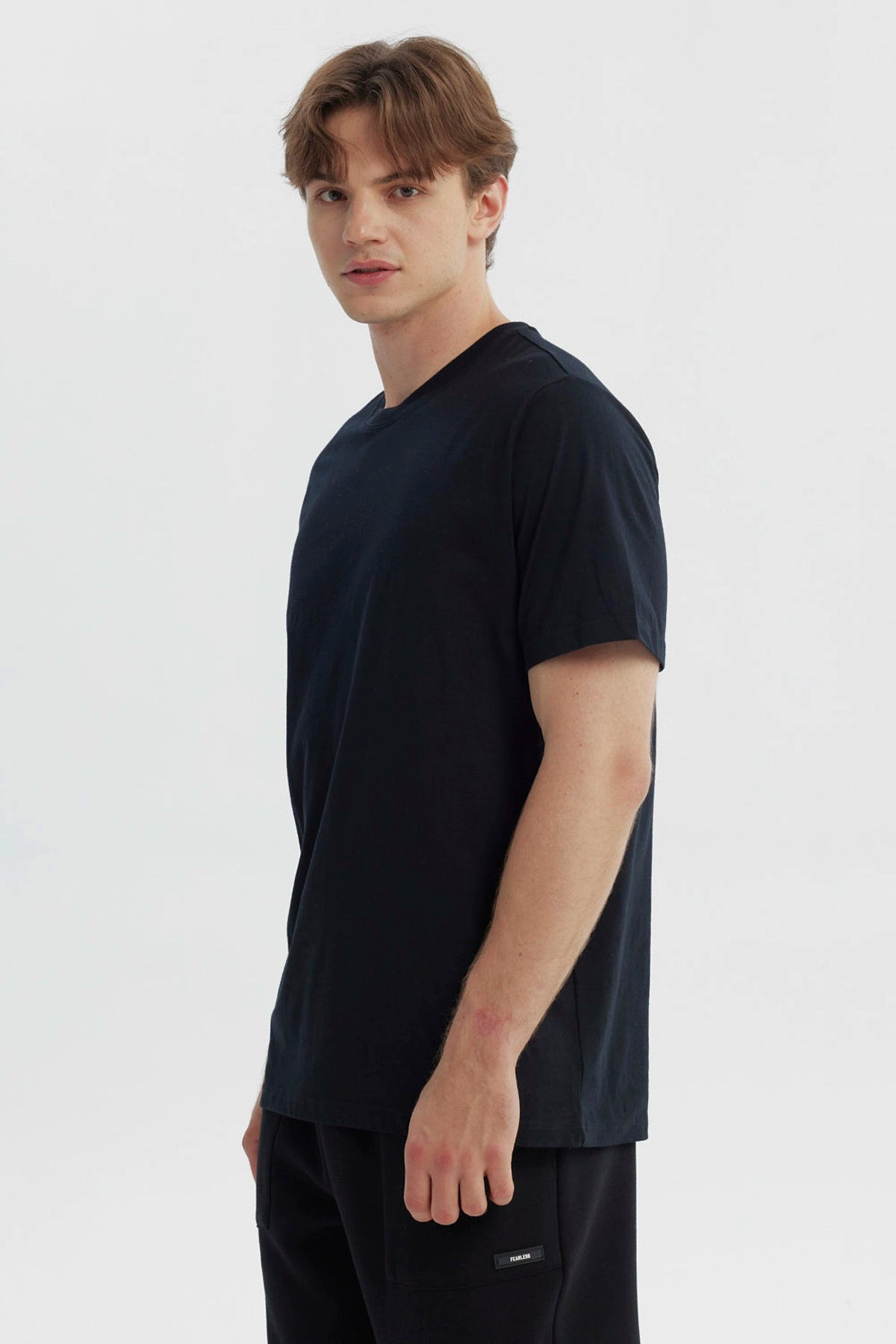 Polera Hombre Regular Negro