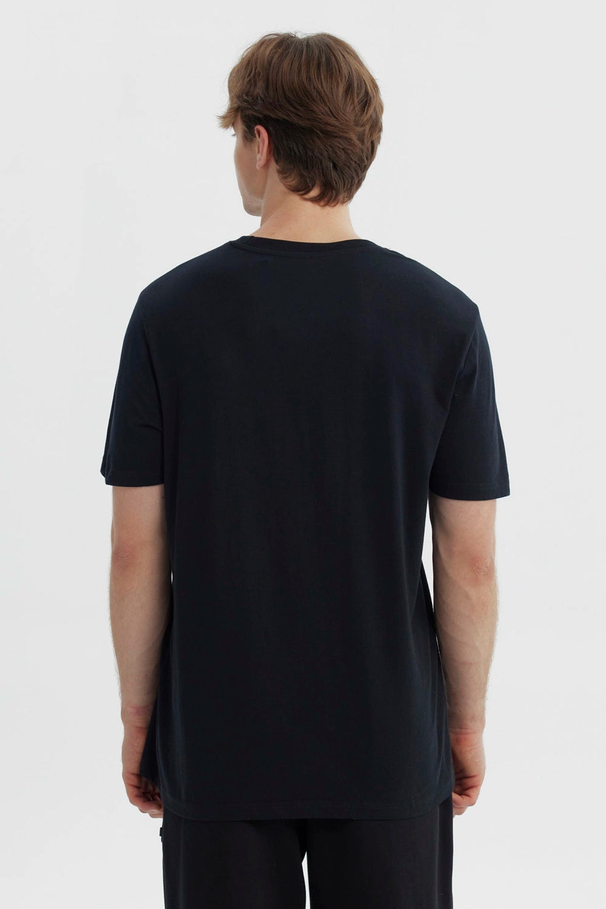 Polera Hombre Regular Negro