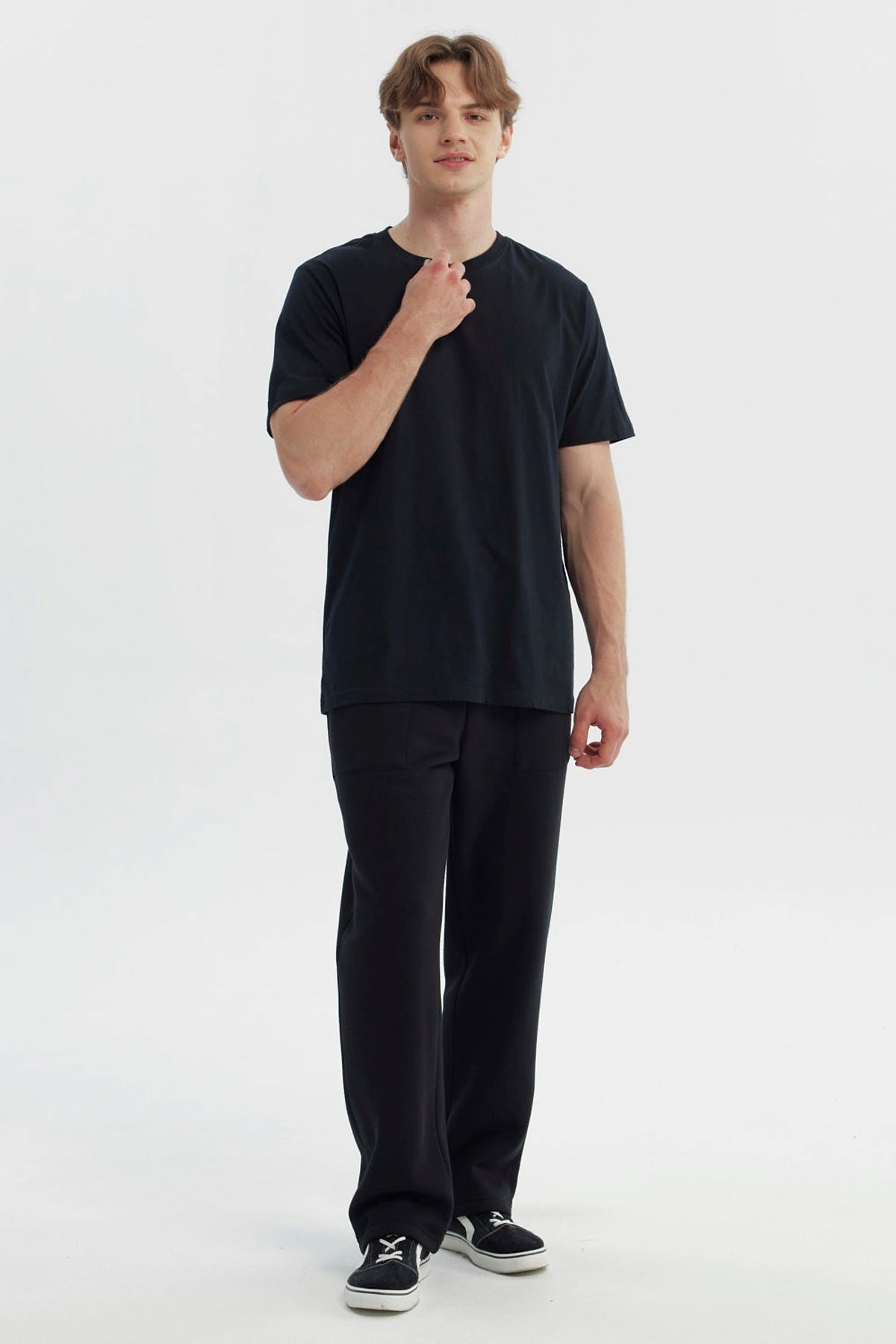 Polera Hombre Regular Negro