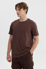 Polera Hombre Regular Chocolate