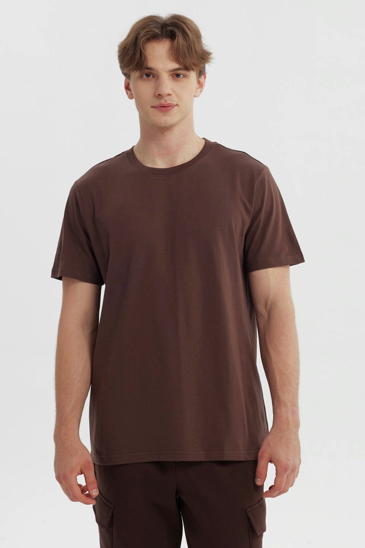 Polera Hombre Regular Chocolate