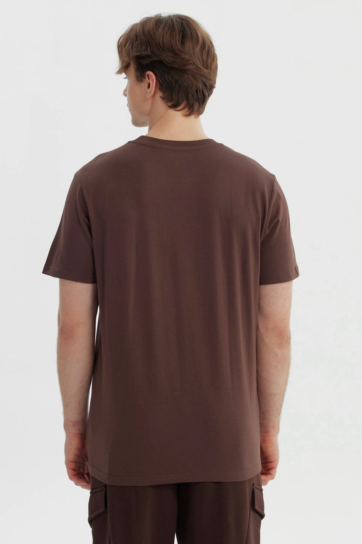 Polera Hombre Regular Chocolate