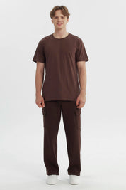 Polera Hombre Regular Chocolate