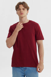 Polera Hombre Regular Burdeo