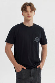 Polera Hombre Regular Negro