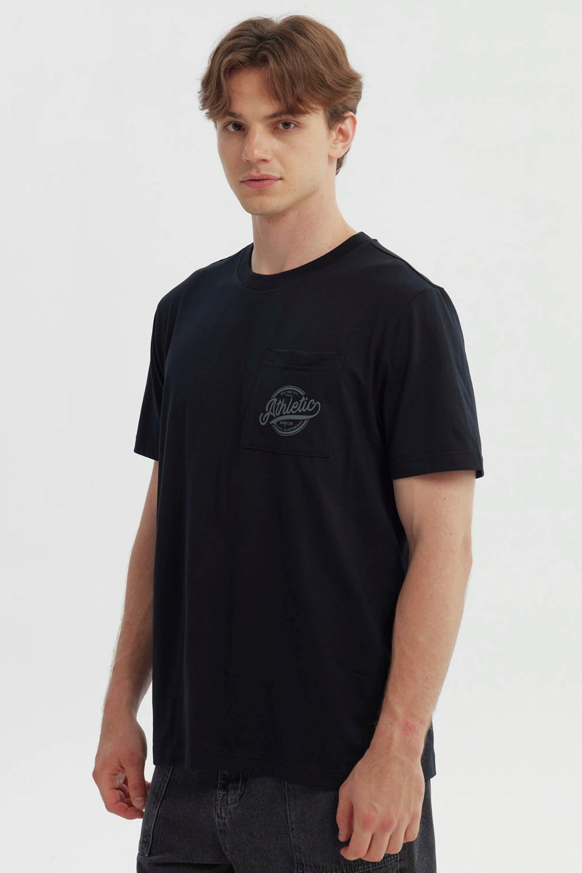 Polera Hombre Regular Negro