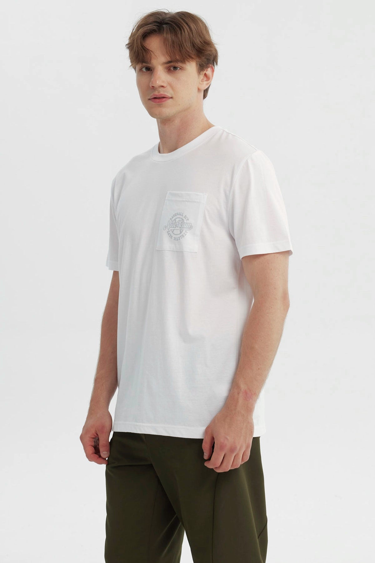 Polera Hombre Regular Blanco