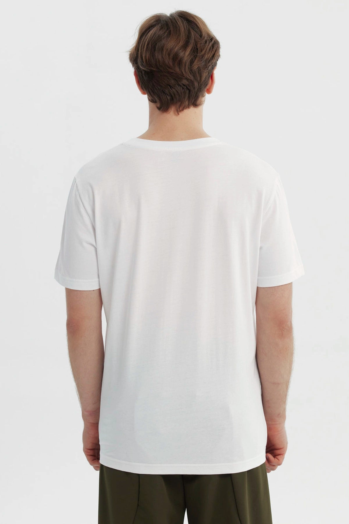 Polera Hombre Regular Blanco