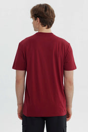 Polera Hombre Regular Burdeo