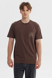 Polera Hombre Regular Chocolate