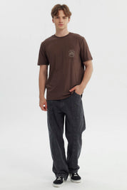 Polera Hombre Regular Chocolate