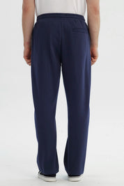 Pantalón Buzo Hombre Calce Recto Azul Marino