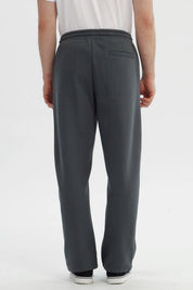 Pantalón Buzo Hombre Calce Recto Gris Oscuro
