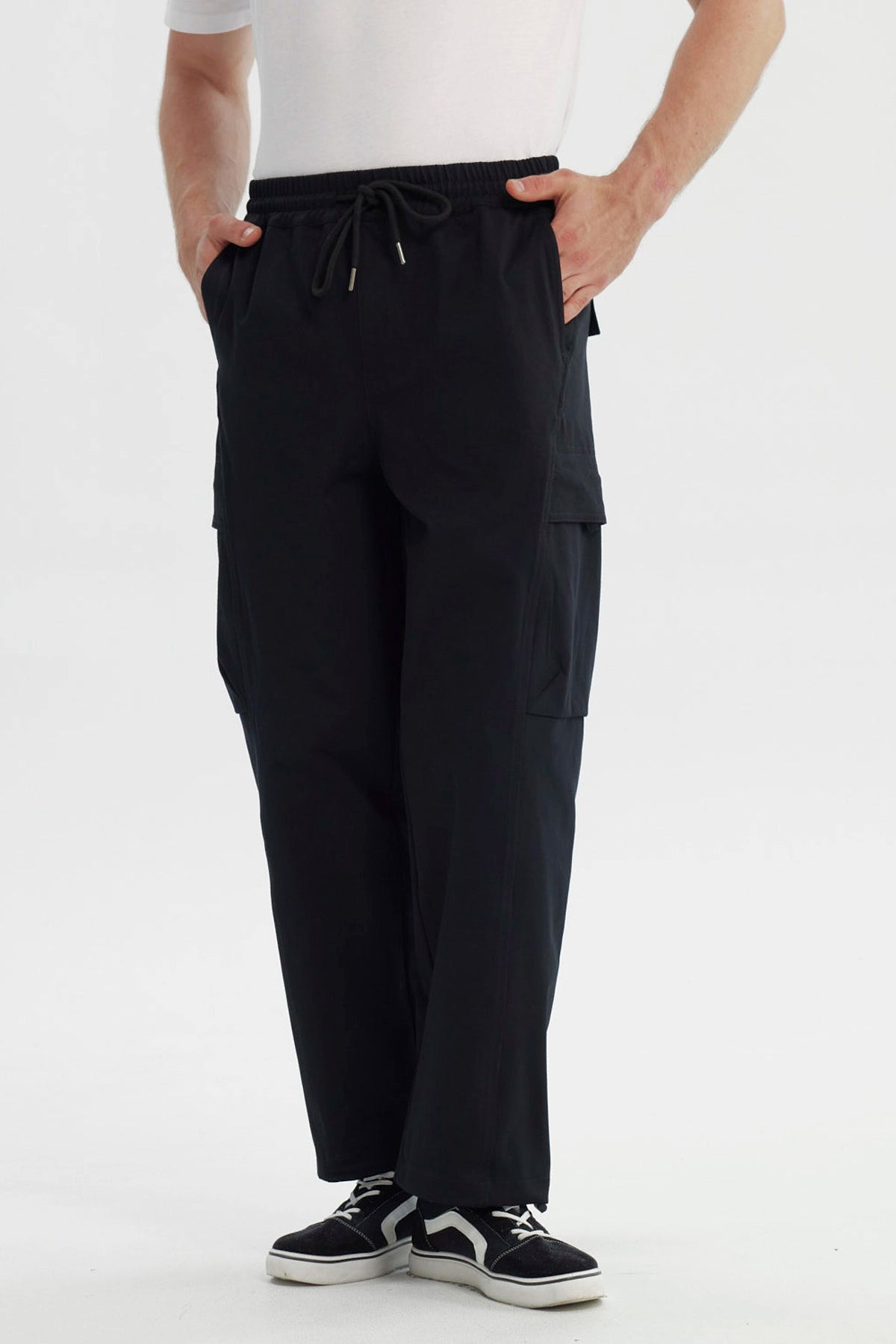 Pantalón Hombre Calce Recto Negro
