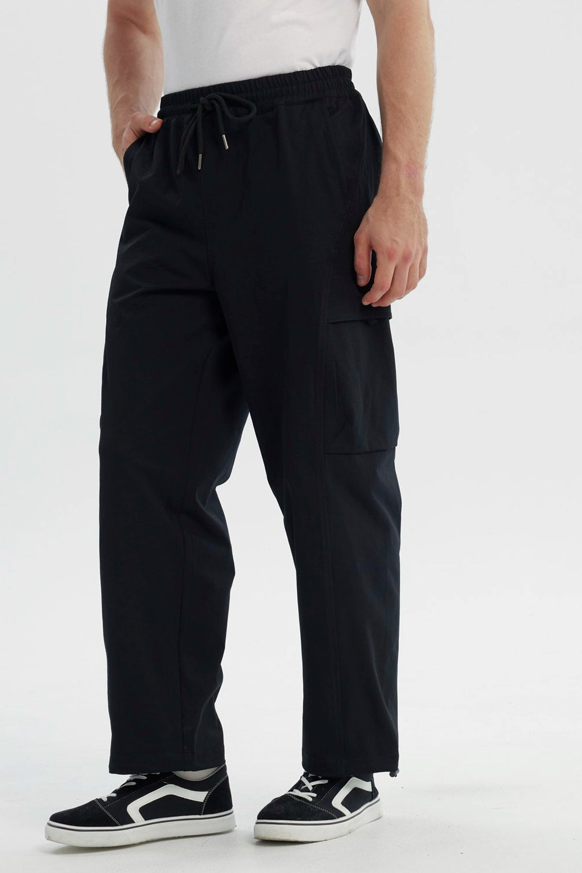 Pantalón Hombre Calce Recto Negro