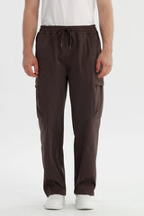 Pantalón Hombre Calce Recto Café