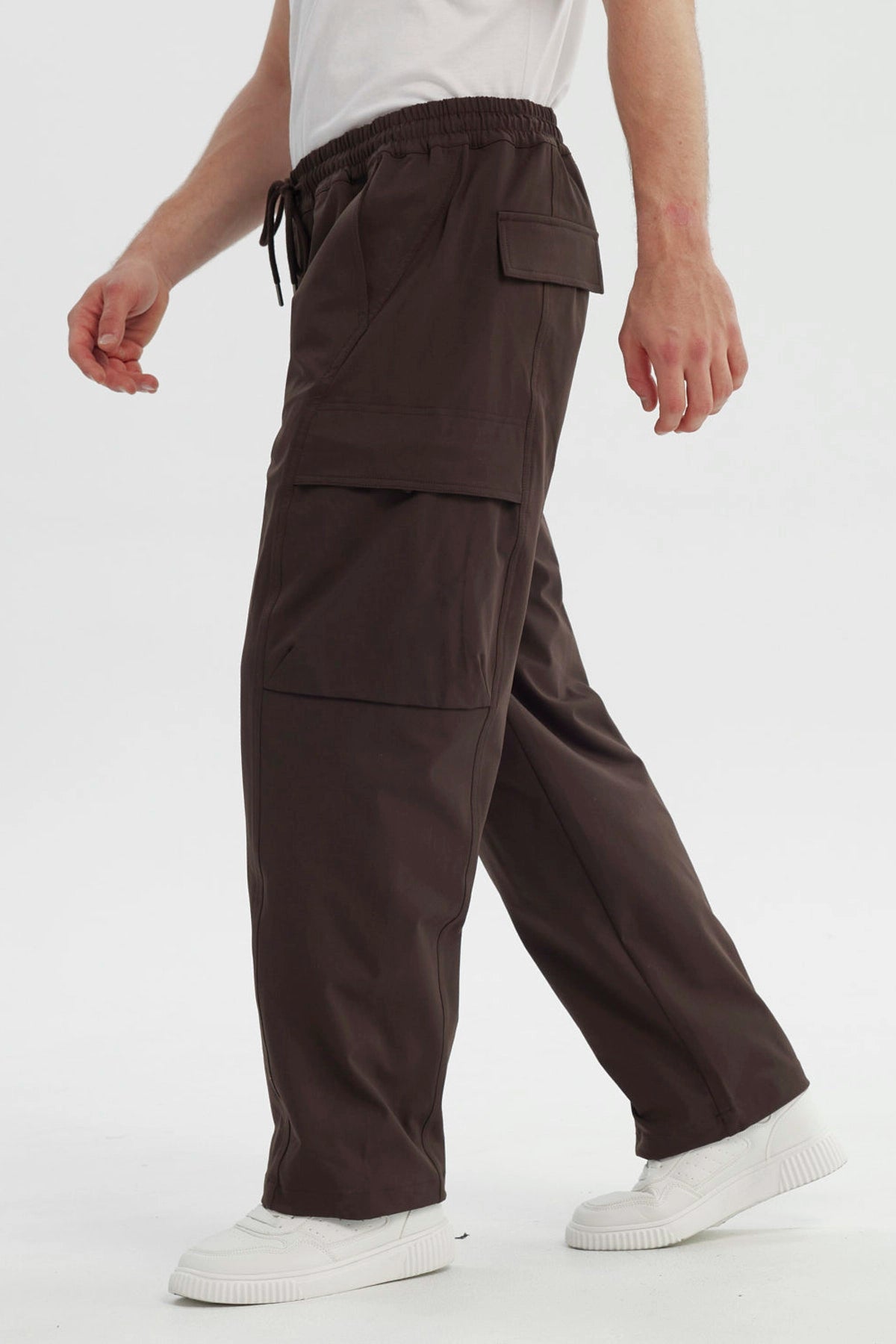 Pantalón Hombre Calce Recto Café