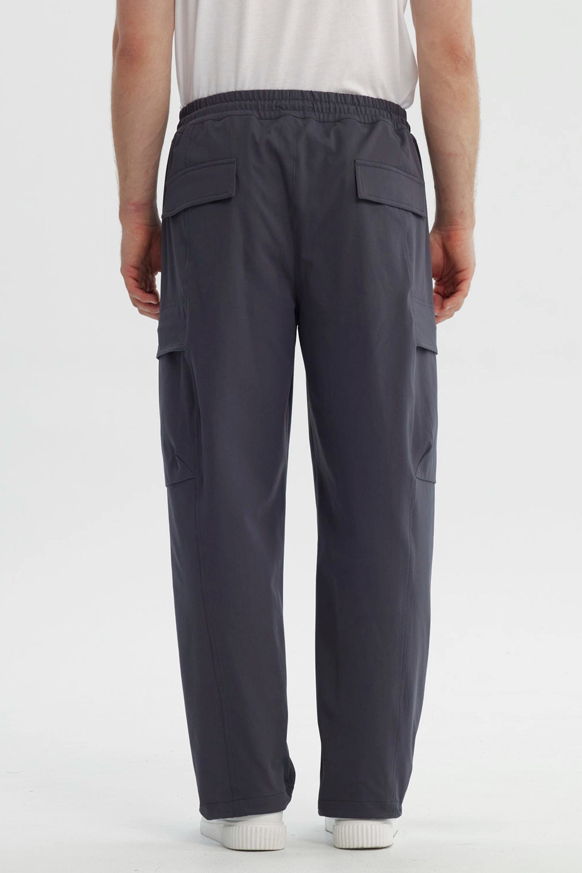 Pantalón Hombre Calce Recto Gris Oscuro