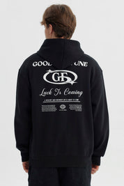 Polerón Hombre Oversize Negro